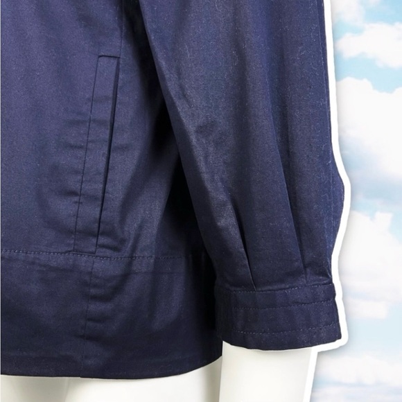 SANDRO SPORTSWEAR A-Line Pleated Swing Button Jacket Overcoat Shacket Retro 50s - Picture 5 of 12